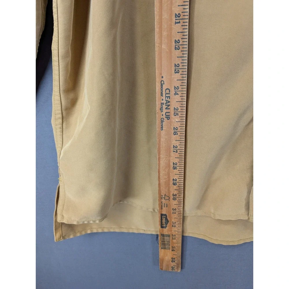 The North Face Mens Tan Long Sleeve Button Down Fishing Hiking Shirt XL